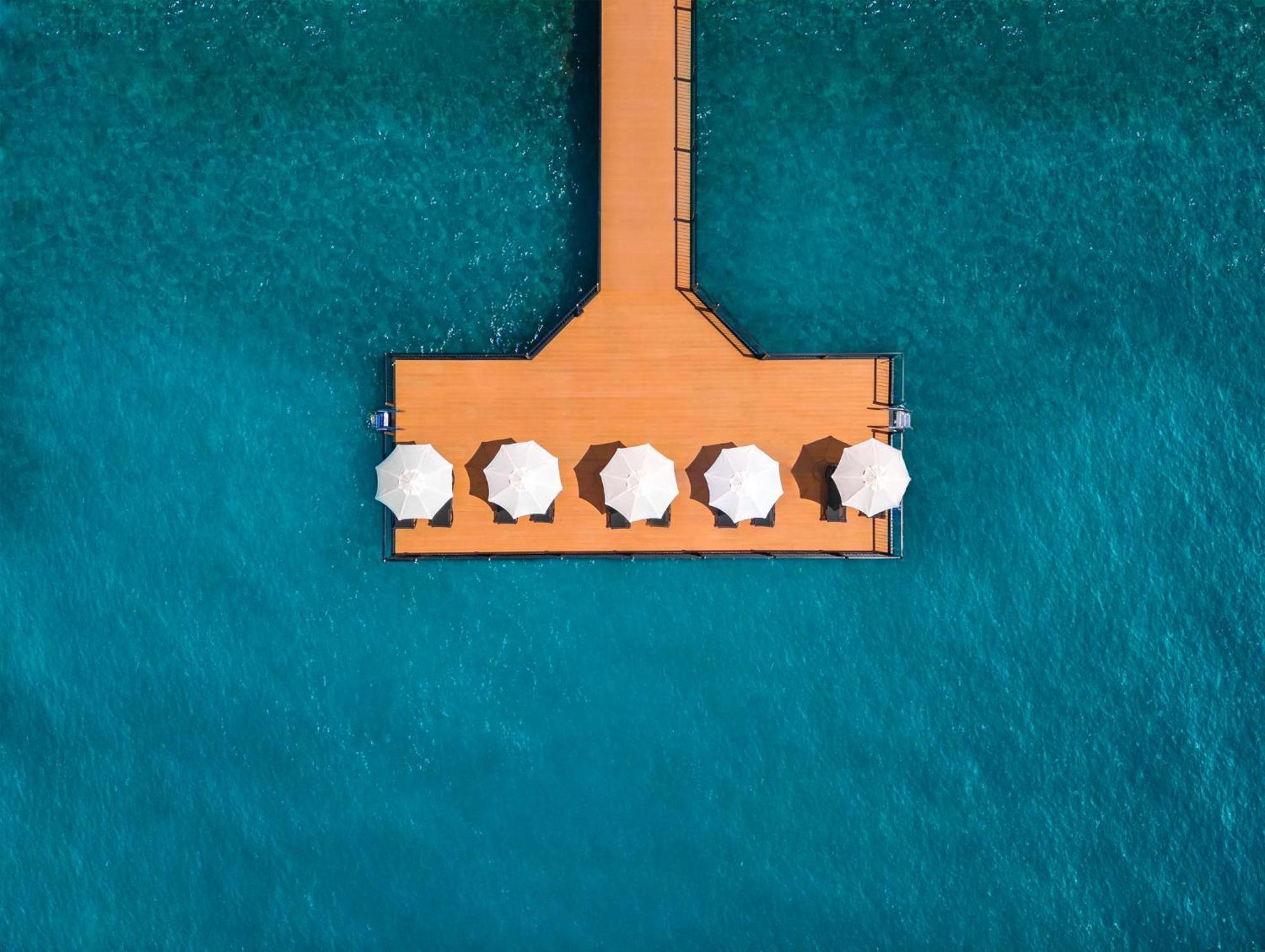 라브란다 Tmt 보드룸 리조트 Bodrum 외부 사진 Aerial view of the pier